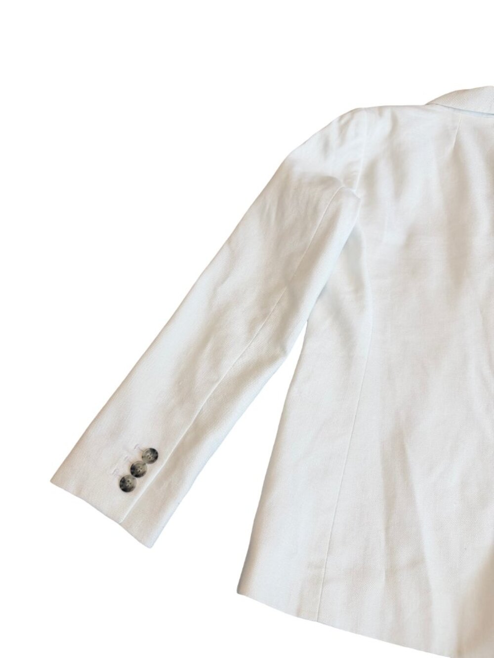 J. Crew Shawl Collar Linen Blend Single Button Tailored Blazer Size 6 Women's - Picture 9 of 13